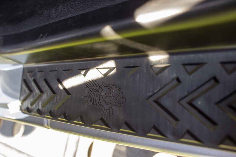 Jeep Wrangler Unlimited JLU Entry Guards - Front + Rear - Fishbone Offroad - Durable TPU Plastic - `18-`27